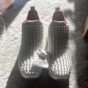 Christian Louboutin Spike Sock Flat Neoprene 45.5